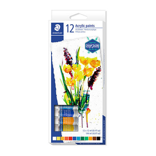 Staedtler Acrylic Paint Asst Bx12