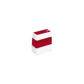 Brother 14 x 38MM Red Stamp with 16 x ID Labels (Box of 6 Pack)
