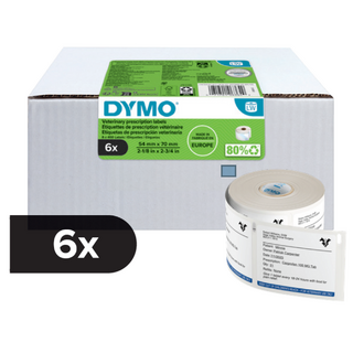 Dymo LW Veterinary Labels Pk6